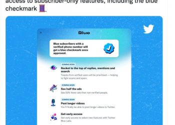 Mavi Tık Geliyor ama iPhone’a Daha Pahalı ve Twitter Reklam Konusunda Yeni Kontroller Duyurdu