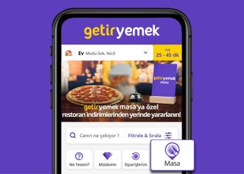 Getiryemek’ten Yeni Hizmet: Getiryemek Masa