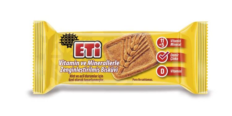 Eti, Doğal Afetler ve Acil Durumlar İçin “Vitamin ve Minerallerle Zenginleştirilmiş Bisküvi” Geliştirdi