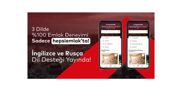 hepsiemlak.com İngilizce Ve Rusça Platformlarını Yayına Aldı