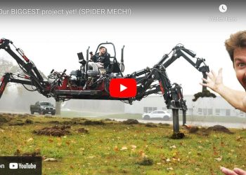 Dünyanın En Büyük Altı Ayaklı Binilebilir Robotu Yapılabilir mi?