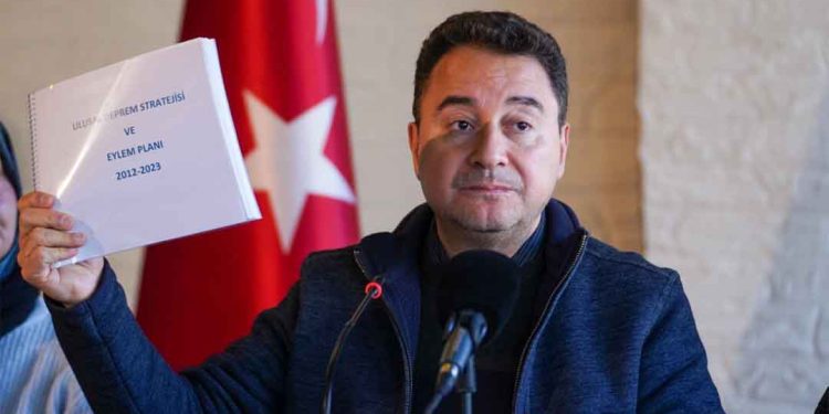 Ali Babacan’dan İktidara Deprem Soruları