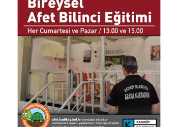 Kadıköy’de Bireysel Afet Bilinci Eğitimleri Başlıyor