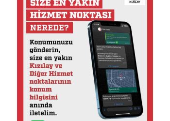 Kızılay’dan “Deprem Bölgesinde En Yakın Kızılay Hizmet Noktası Nerede” Uygulaması