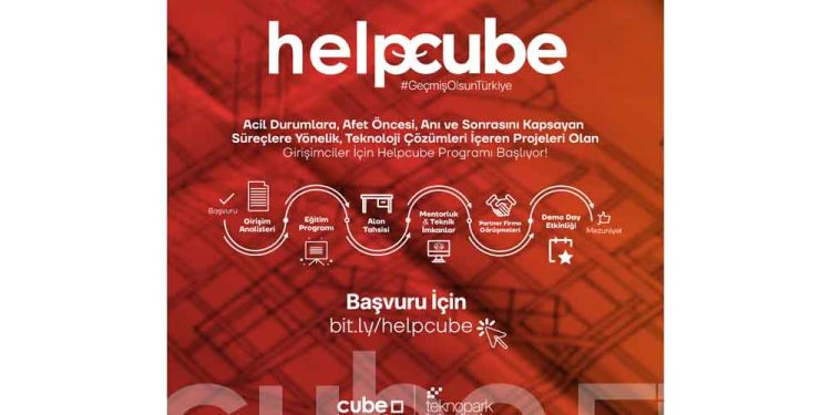 Teknopark İstanbul’un Kuluçka Merkezi Cube Incubation’dan Afet Ve Acil Durum Projeleri İçin Helpcube Hızlandırma Programı