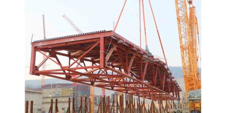 Akkuyu NGS’nin 1’inci Ünitesinin Türbin Binasındaki Çatının Montajı Tamamlandı