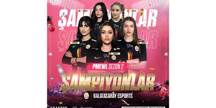 Galatasaray ESports, PUBG MOBILE Avrupa Kadınlar Turnuvası 2. Sezon Şampiyonu Oldu
