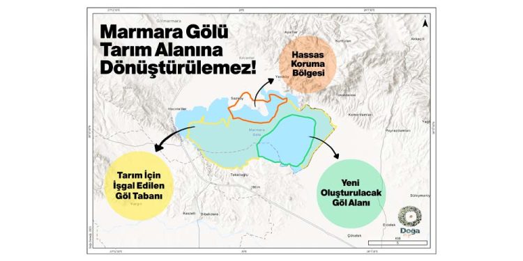 Kuş Cenneti Marmara Gölü Tarım Alanına Dönüştürülüyor