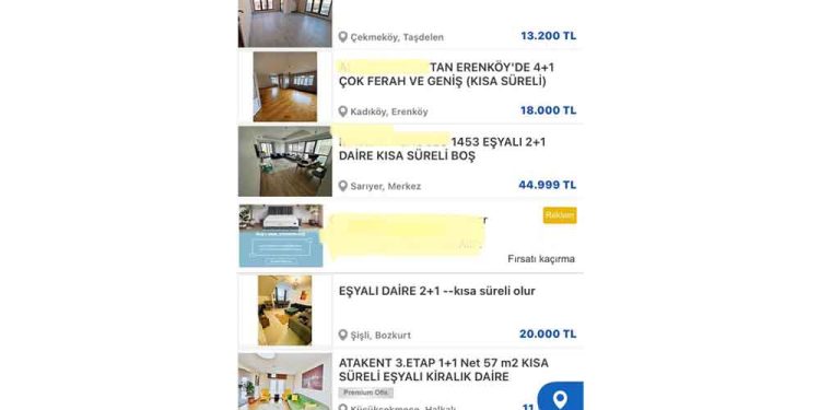Yüzde 25 Sınırına Takılmak İstemeyen Ev Sahipleri Kısa Süreli Kiralamaya Yöneliyor