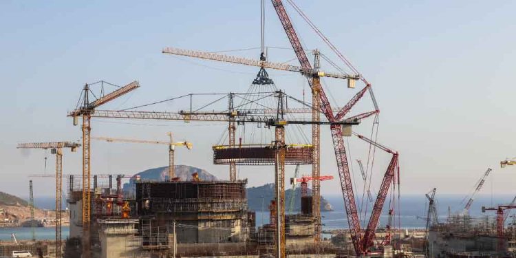 Akkuyu NGS’nin 2’nci Ünitesine İç Koruma Kabuğunun Beşinci Katmanı Kuruldu