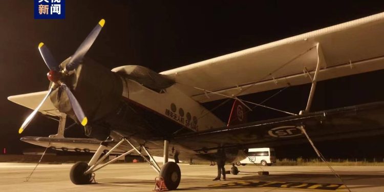 Çin’in büyük İHA’sı 2 Havaalanı Arasında İlk Gece Uçuşunu Yaptı