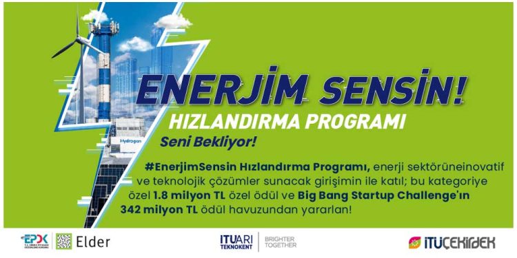 “Enerjim Sensin Hızlandırma Programı” İçin 2023 Yılı Başvuruları Başladı