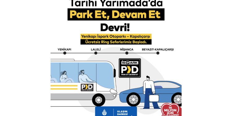 İBB “Park Et Devam Et” Uygulaması Başlatıyor