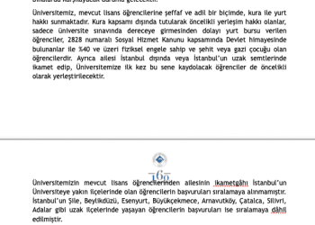 Boğaziçi Üniversitesi’nde Yurtsuz Kalan Öğrenci Sayısı Nedir?