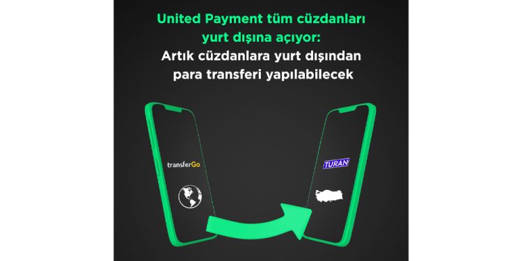 Cüzdan Hesaplarına Uluslararası Para Transferi İlk Kez United Payment’ta