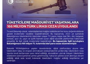 Ticaret Bakanlığı, Dijital Yayın Platformlarına 166 milyon lira Ceza Verdi