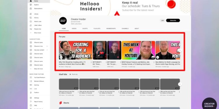 YouTube, TikTok Benzeri “Sizin İçin” Bölümü Açıyor