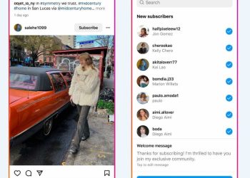 Instagram’ın Ücretli Abone Alan İçerik Yaratıcı Sayısı 1 Milyon