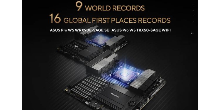 ASUS, Hız Aşırtma Rekorlarını Kırdı: 9 Dünya Rekoru, 16 Dünya Birinciliği