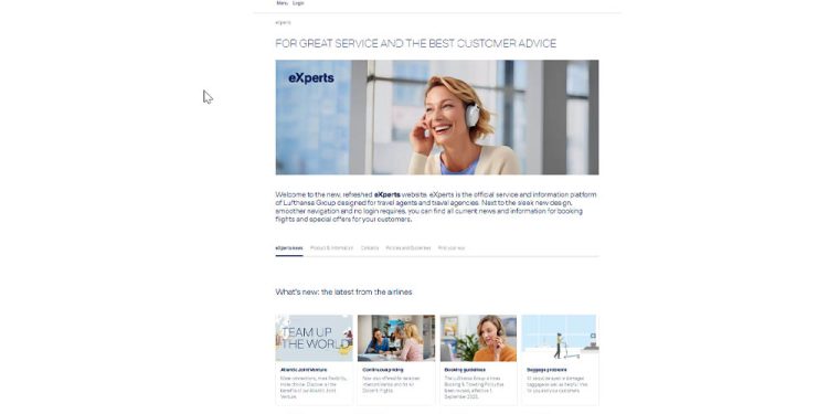 Lufthansa Group’tan Seyahat Acentelerini Daha İyi Bilgilendirmek İçin Yeni Çevrimiçi Bilgi Platformu “eXperts”