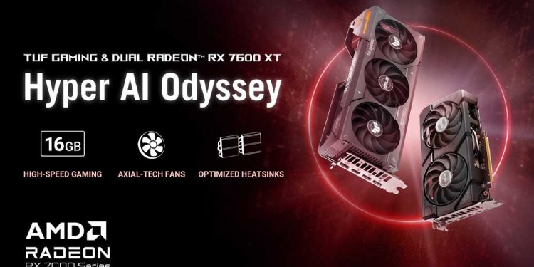 ASUS, AMD Radeon RX 7600 XT Ekran Kartı Serisini Duyurdu