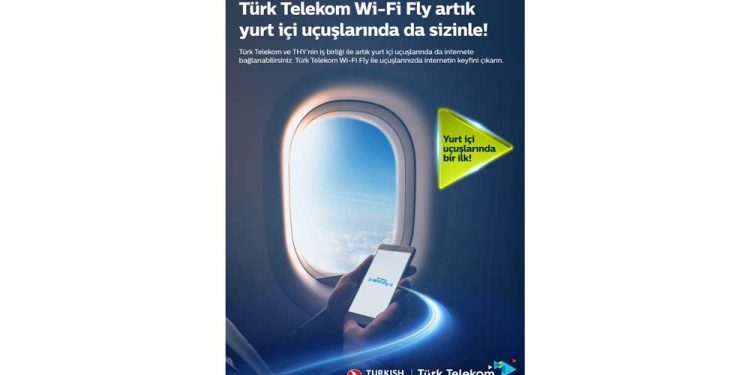 Türk Telekom ve THY, Yurt İçi Uçuşlarda WiFi Başlıyor