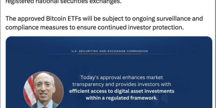 ABD SEC’in X Hesabı Hacklendi ve Bitcoin ETF’ye Onay Verildiği Mesajı Yollandı