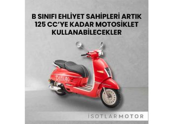 B Sınıfı Ehliyet Sahipleri Artık 125 CC’ye Kadar Motosiklet Kullanabilecekler