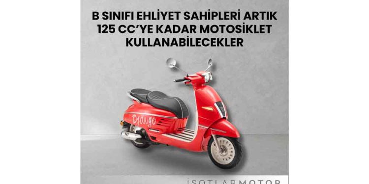 B Sınıfı Ehliyet Sahipleri Artık 125 CC’ye Kadar Motosiklet Kullanabilecekler