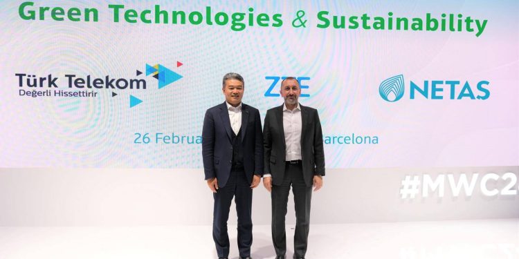Türk Telekom, Yeni Nesil Yeşil Şebeke Teknolojilerinde ZTE ve Netaş ile İş Birliği Yapacağını Duyurdu.