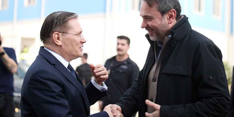 Rosatom Genel Müdürü İle Enerji Ve Tabii Kaynaklar Bakanı Akkuyu NGS Sahasında Bir Araya Geldi