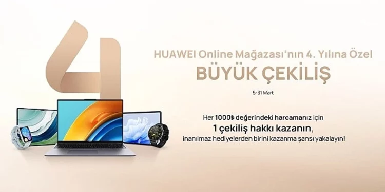 Huawei Online Mağaza 4. Yaşını Kutluyor