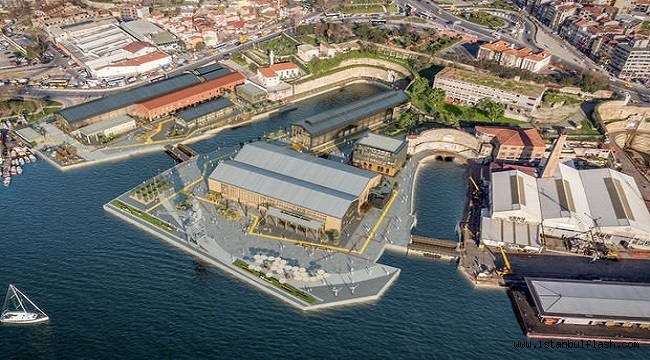 600 Yıllık Haliç Tersanesinin Bir Bölümü ‘İstanbul Sanat’a Dönüştü
