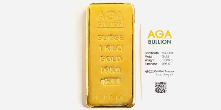 PAMP, AgaBullion İçin Külçe Altın Üretti