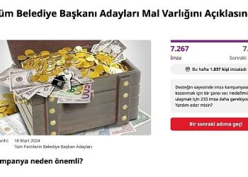 Halk Tüm Adaylardan Mal Varlığını Açıklamasını Bekliyor