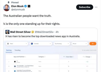 Musk, X’den Terör Videosunun Kaldırmasını İsteyen Avustralya’yı Eleştirdi