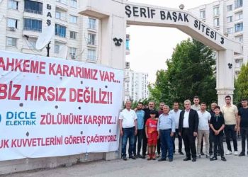 “Biz Hırsız Değiliz” Yazılı Pankart Asmışlardı Kaçak Hat Çekerken Yakalandılar