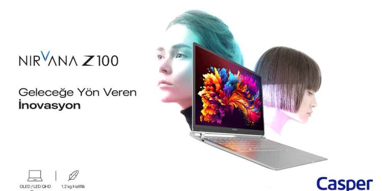 Casper, En İnce Ve En Hafif Dizüstü Bilgisayarı Nirvana Z100’ü Satışa Sundu
