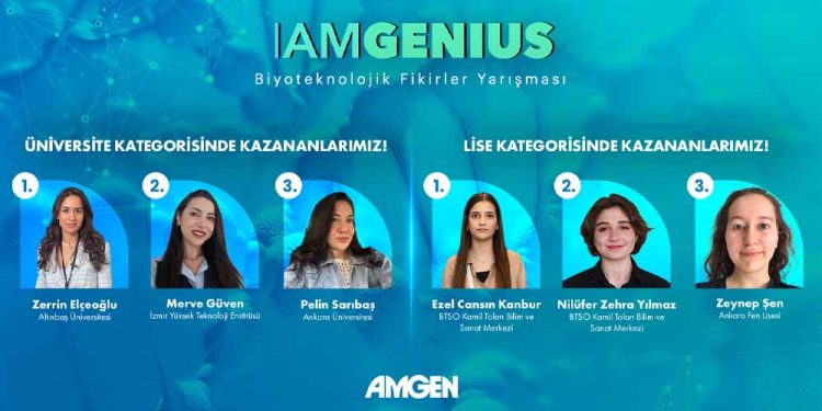 Amgen Türkiye “IamGenius” İle Gençlerin Biyoteknoloji Alanındaki Yaratıcı Fikirlerini Ödüllendirdi