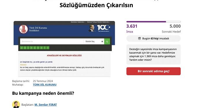 TDK’ya Çağrı: Kız Çocuklarımızı Hedef Gösteren Atasözleri (!) Sözlüğümüzden Çıkarılsın