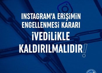 Instagrama Erişimin Engellenmesi Kararı İvedilikle Kaldırılmalıdır