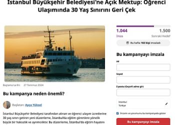 İzmir ve İstanbul’da 30 yaş Üstü Öğrenciler Ulaşım Maliyetlerinde Eşitlik İstiyor