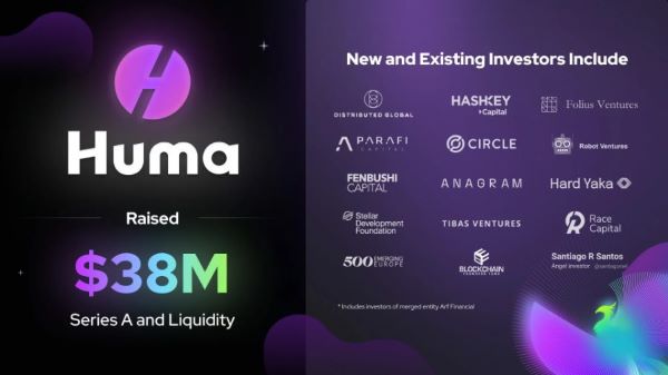 Huma ve Arf, Ödeme Finansmanı (PayFi) Ağını Büyütmek için 38 Milyon Dolar Yatırım Aldı