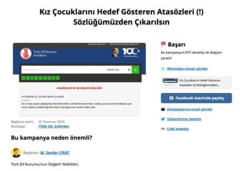 TDK Kız Çocukları İçin Yapılan Çağrıyı Duydu