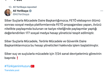 “FETÖ Propagandası” Gerekçesi ile 177 Hesaba Erişim Engeli Geldi