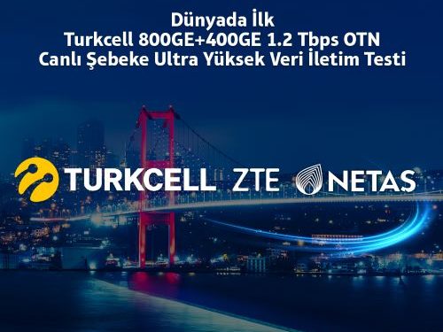 Netaş, ZTE ve Turkcell 1,2Tbps İletim Testi Gerçekleştirdi