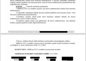 Üst Mahkeme Martı Lehine Karar Verdi
