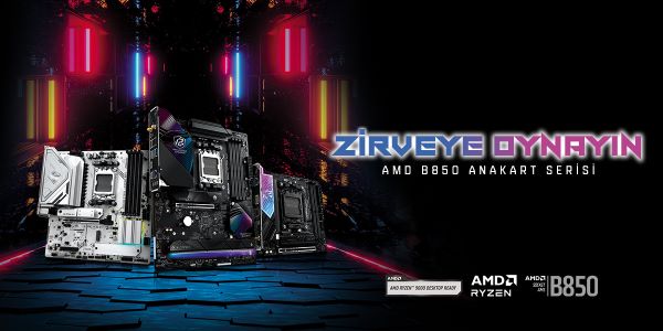 ASRock Yeni AMD B850 Serisi Anakartlarını Tanıttı