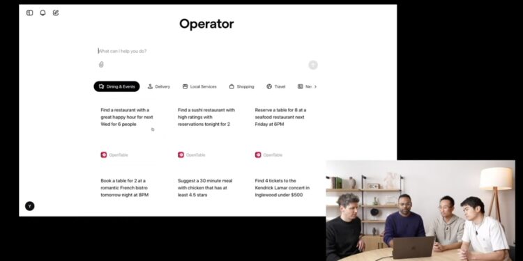 OpenAI, Web Tabanlı Görevleri Otomatikleştirebilen “Operator” Yapay Zeka Aracı Önizlemesi Yayınladı