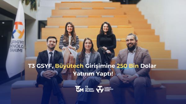 T3 Girişim Sermayesi Yatırım Fonu’ndan Büyütech’e 250 bin Dolar Yatırım
